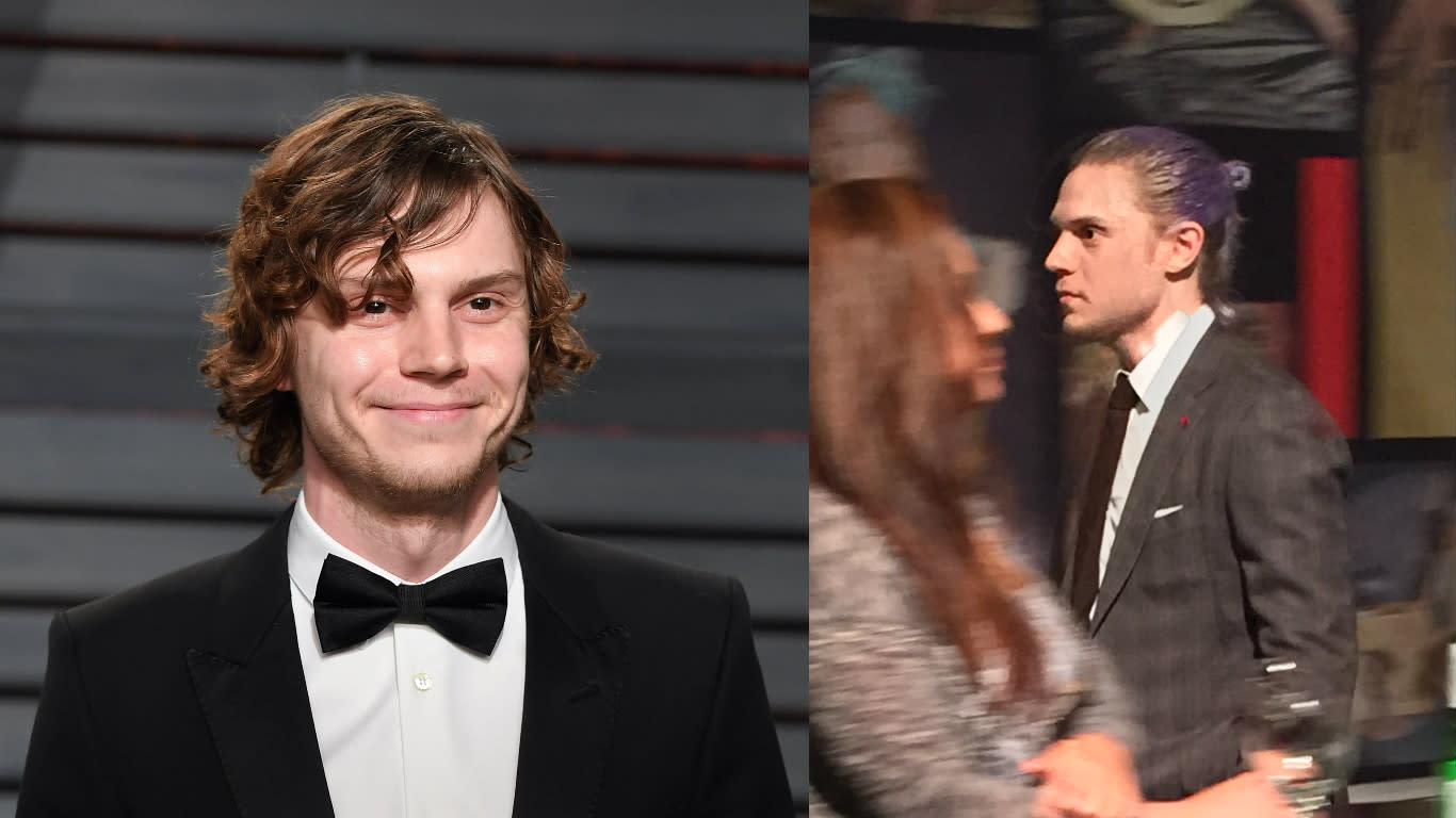 Evan Peters' Iconic Blue Hair Moments - wide 3
