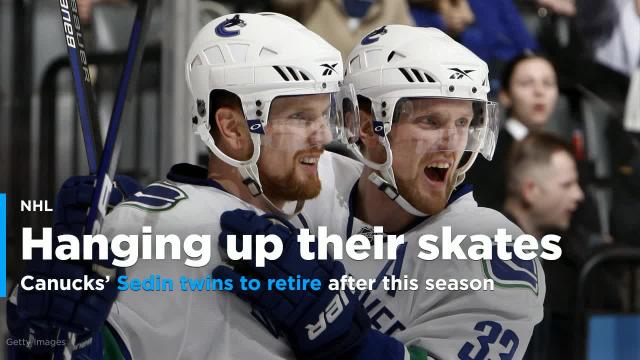 Canucks' Sedin twins to retire after this season, their 17th