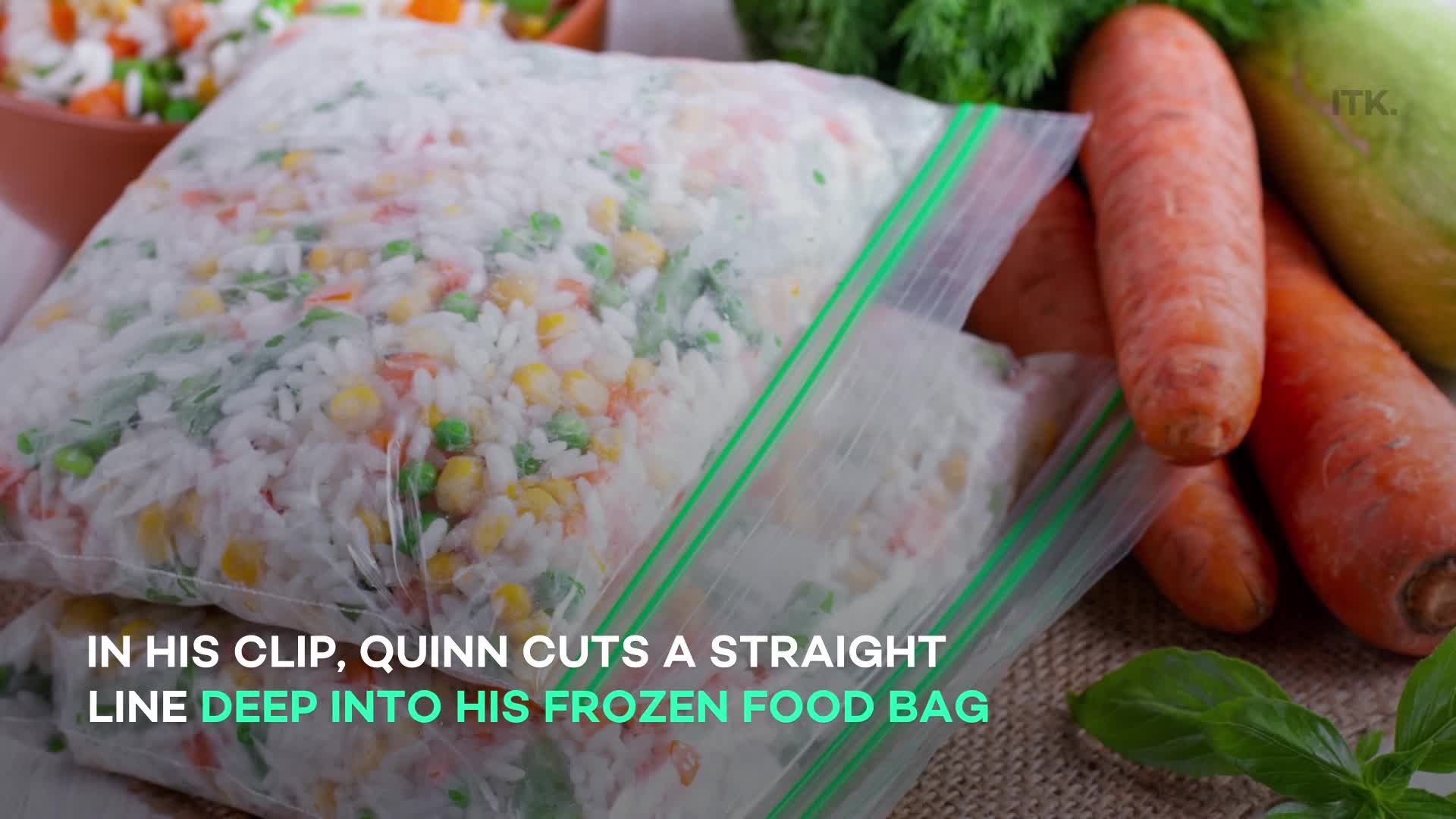 The Clever Hack For Keeping Bags Of Frozen Food Closed