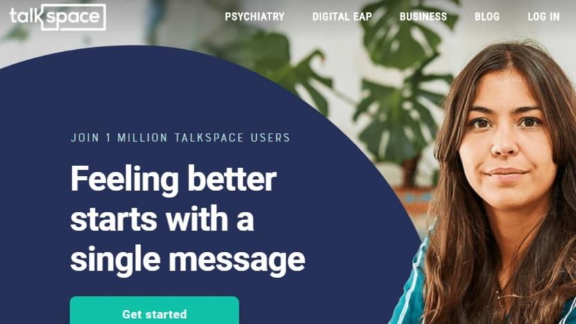 Talkspace website