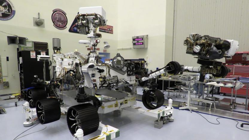 NASA's Mars rover Perseverance in waiting