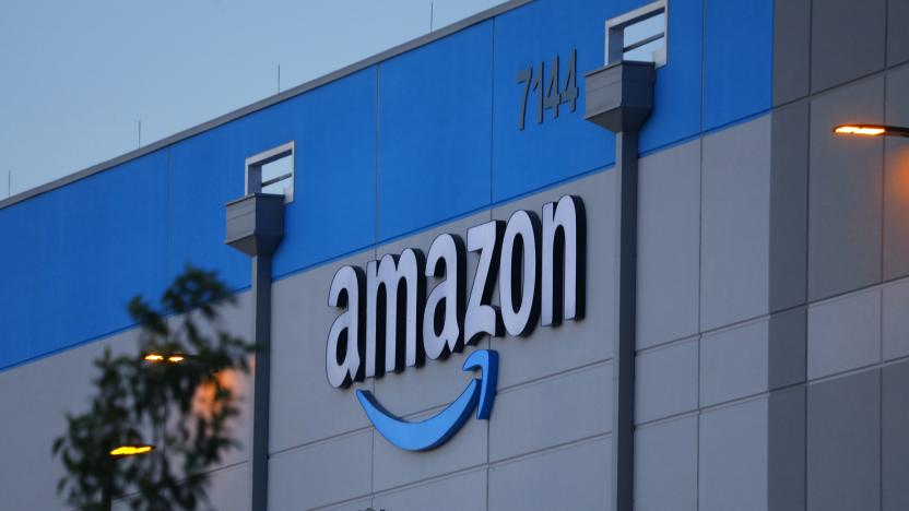 San Diego, Otay Mesa, CaliforniaAug. 11, 2022 Amazon - SAN5 - Sortation Center is a fulfillment center located at 7144 Otay Mesa, Road, Otay Mesa, San Diego, California. Photograph taken on Aug. 11, 2022. Carolyn Cole / Los Angeles Times via Getty Images)