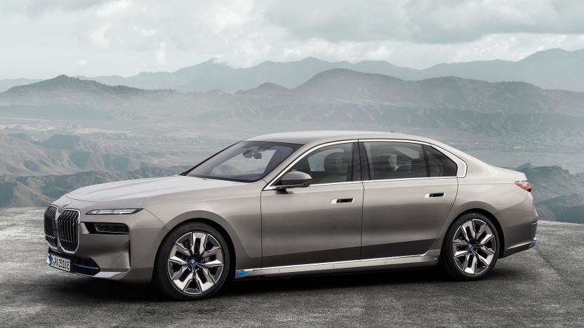 BMW i7 xDrive60 electric luxury sedan