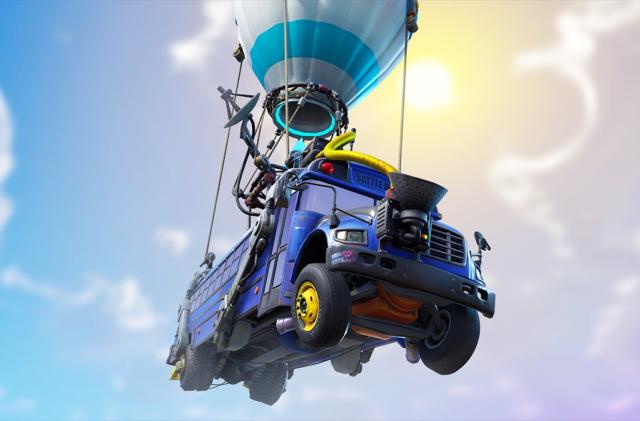 Fortnite battle bus