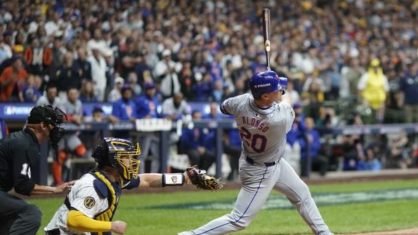 Pete Alonso's 9th-inning homer sends Mets past Brewers