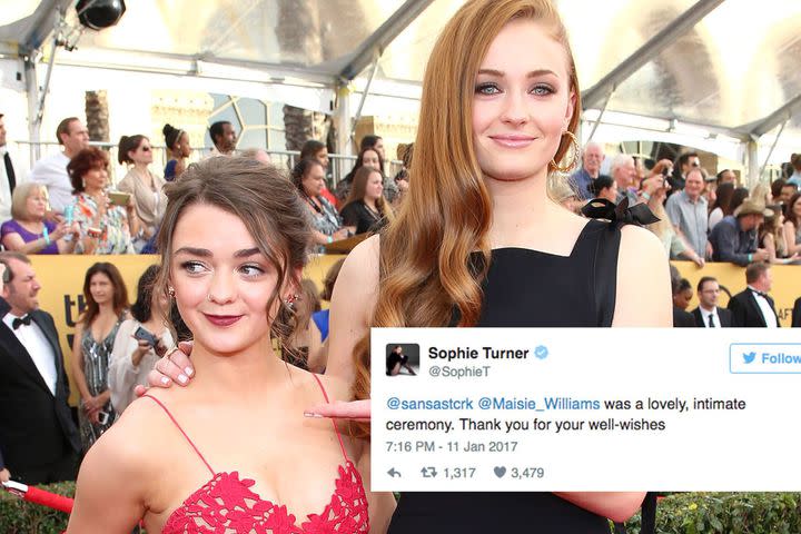 Maisie Williams and Sophie Turner just had yet another adorable Twitter exchange - Yahoo News