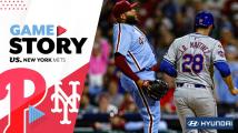 Phillies unable to take four straight wins over Mets after falling short in extras