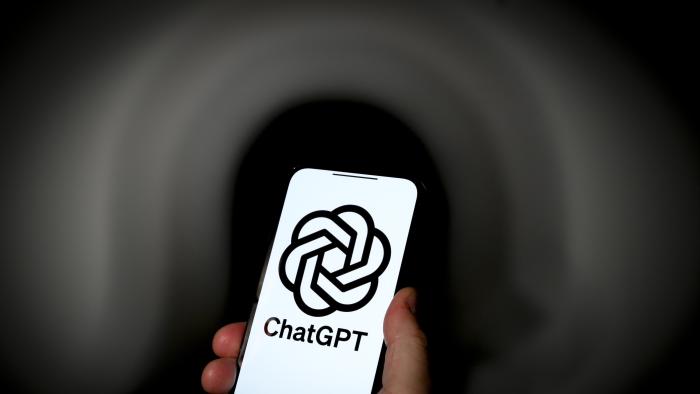 The OpenAI ChatGPT logo is seen on a mobile device screen in this illustration photo taken in Warsaw, Poland on 01 June, 2024. (Photo by Jaap Arriens/NurPhoto via Getty Images)