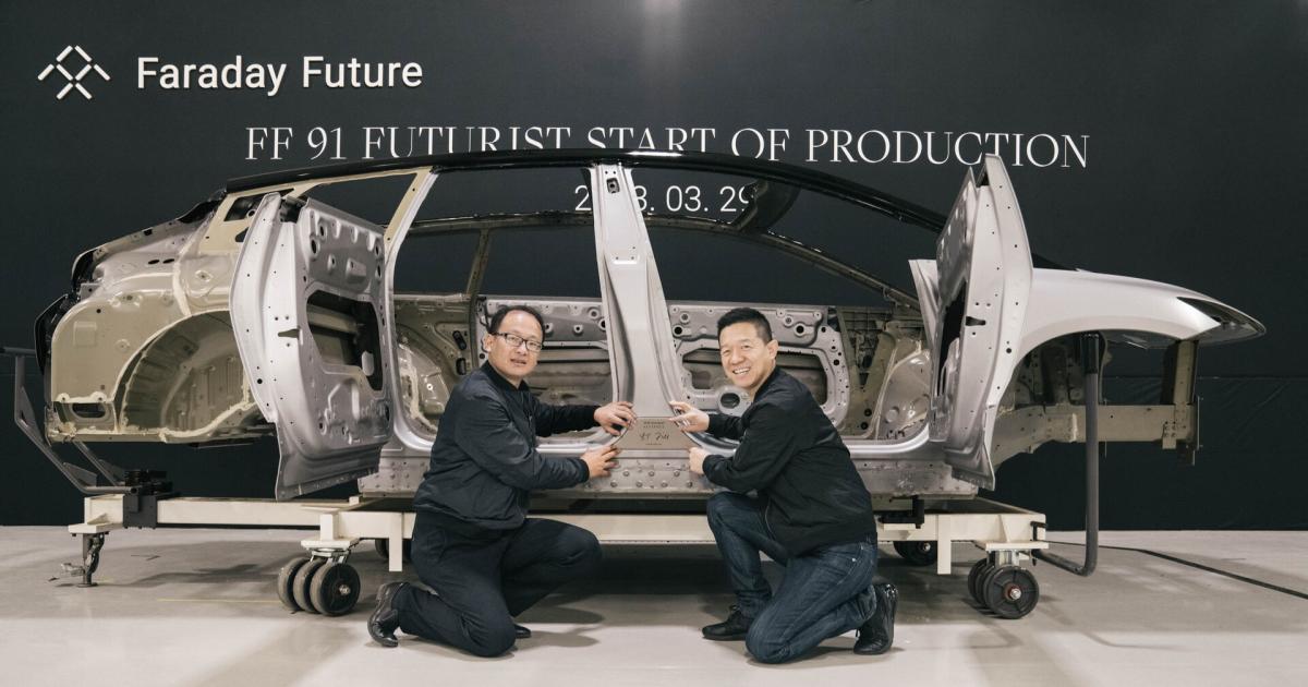 Faraday Future finally starts FF 91 production after repeated delays