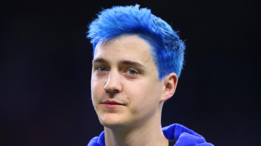 Professional gamer and internet personality Richard Tyler Blevins, known as Ninja, walks off the field after the coin toss where he was serving as an honorary captain for the Lions NFL football game against the New York Giants in Detroit, Michigan USA, on Sunday, October 27, 2019.  (Photo by Amy Lemus/NurPhoto via Getty Images)