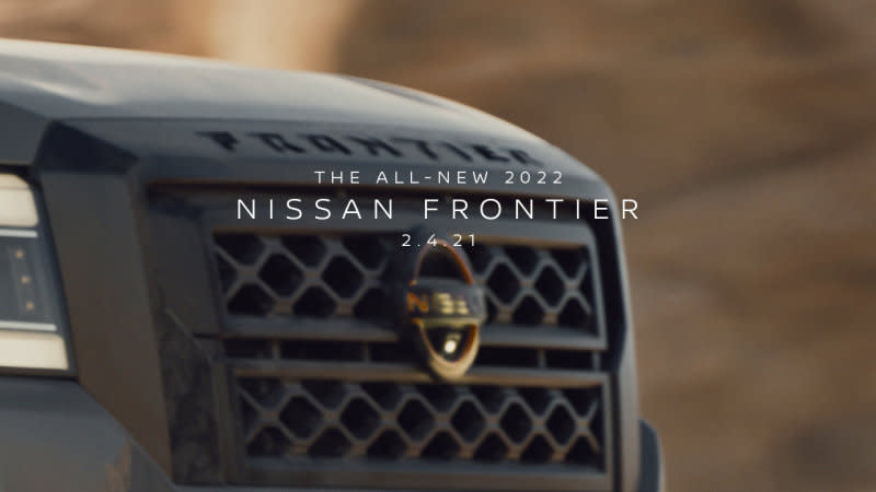 2022 Nissan Frontier teased before full reveal this Thursday