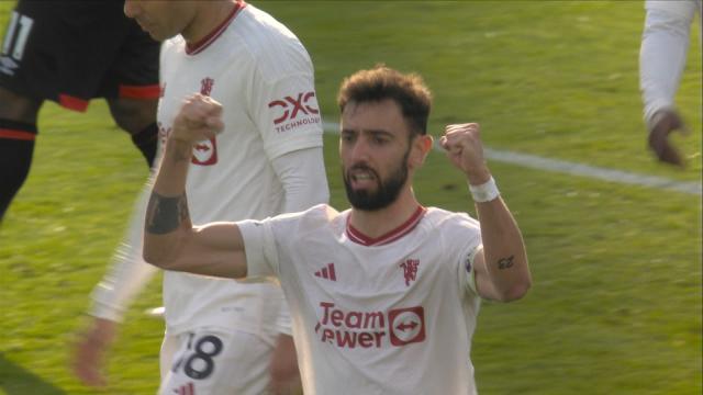 Fernandes equalizes for Man United v. Bournemouth