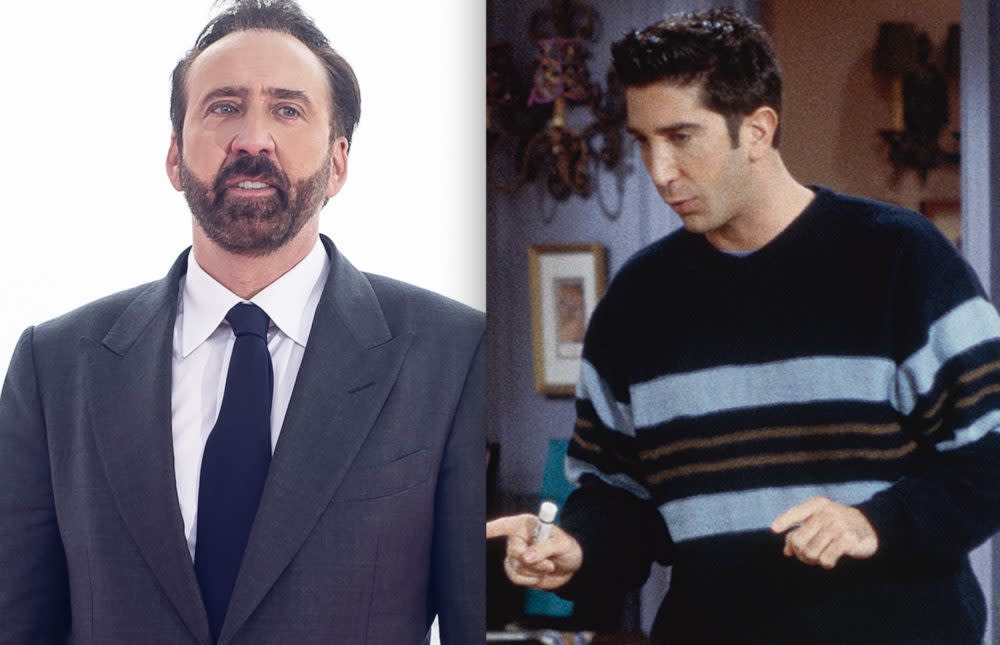 The internet is currently obsessed with this meme of Nicolas Cage's fa...