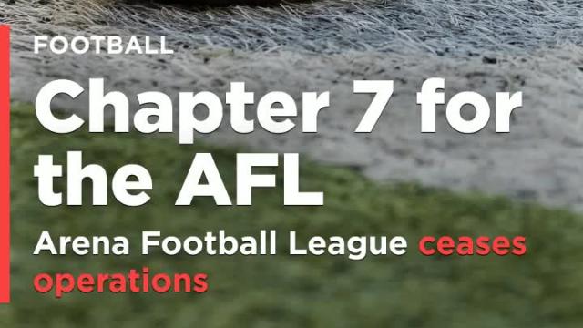 Arena Football files for Chapter 7