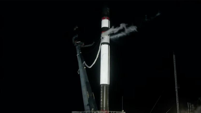 Rocket Lab 'Running out of Toes' Electron rocket on launchpad