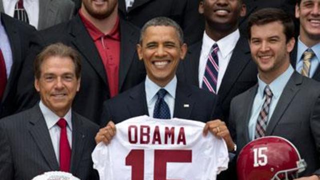 Roll Tide! Alabama Visits White House Again