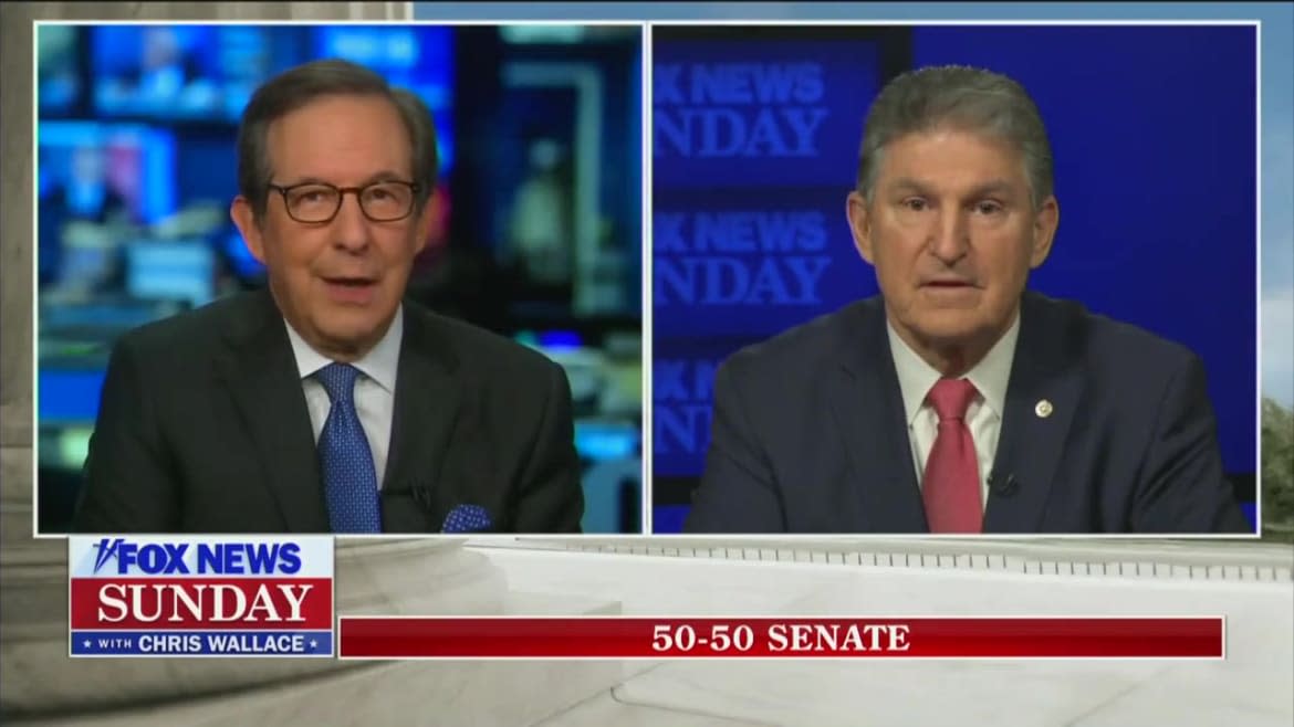 Chris Wallace Tweaks Manchin: 'Are You Enjoying' Your Power Just a 'Little Too Much'?