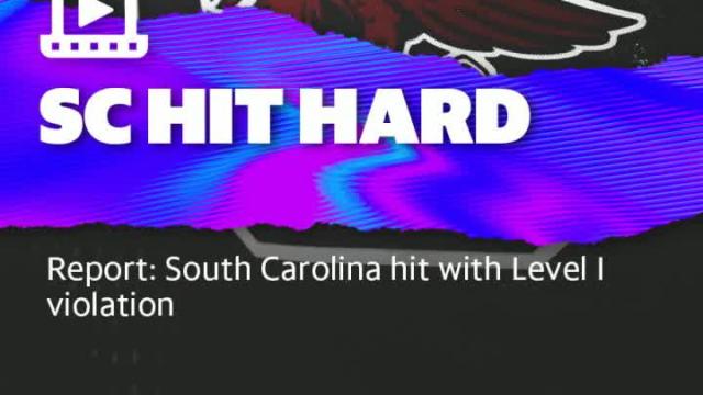 South Carolina hit hard with Level I violation