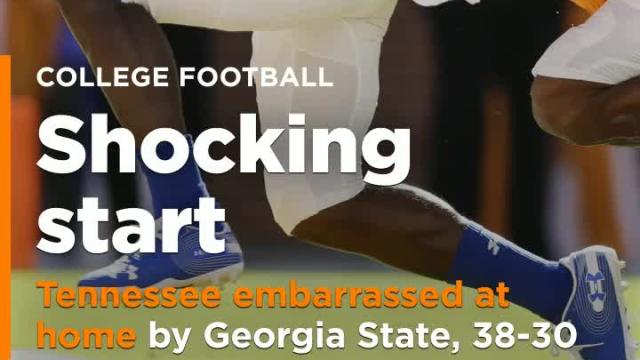 Tennessee stunned at home by Georgia State, 38-30
