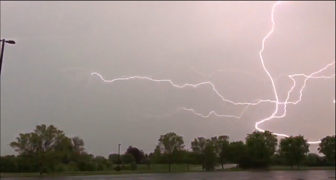 Lightning Strikes Seen in Pennsylvania as Storms Batter US Northeast