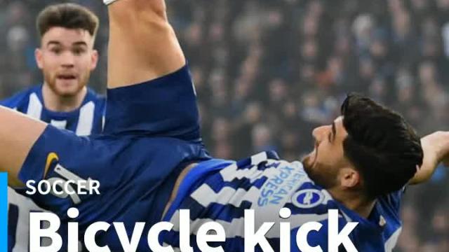 Alireza Jahanbakhsh's bicycle kick goal ties Chelsea