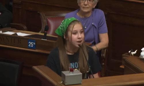 ‘Et ma vie?’  Une fille de Virginie-Occidentale de 12 ans se prononce contre le projet de loi anti-avortement