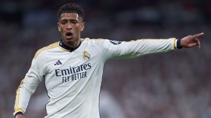 Getty Images - MADRID, SPAIN - APRIL 21: Jude Bellingham of Real Madrid during the LaLiga EA Sports match between Real Madrid CF and FC Barcelona at Estadio Santiago Bernabeu on April 21, 2024 in Madrid, Spain. (Photo by Mateo Villalba/Getty Images)