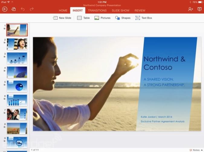 With iPad app, Microsoft begins to move out of the office