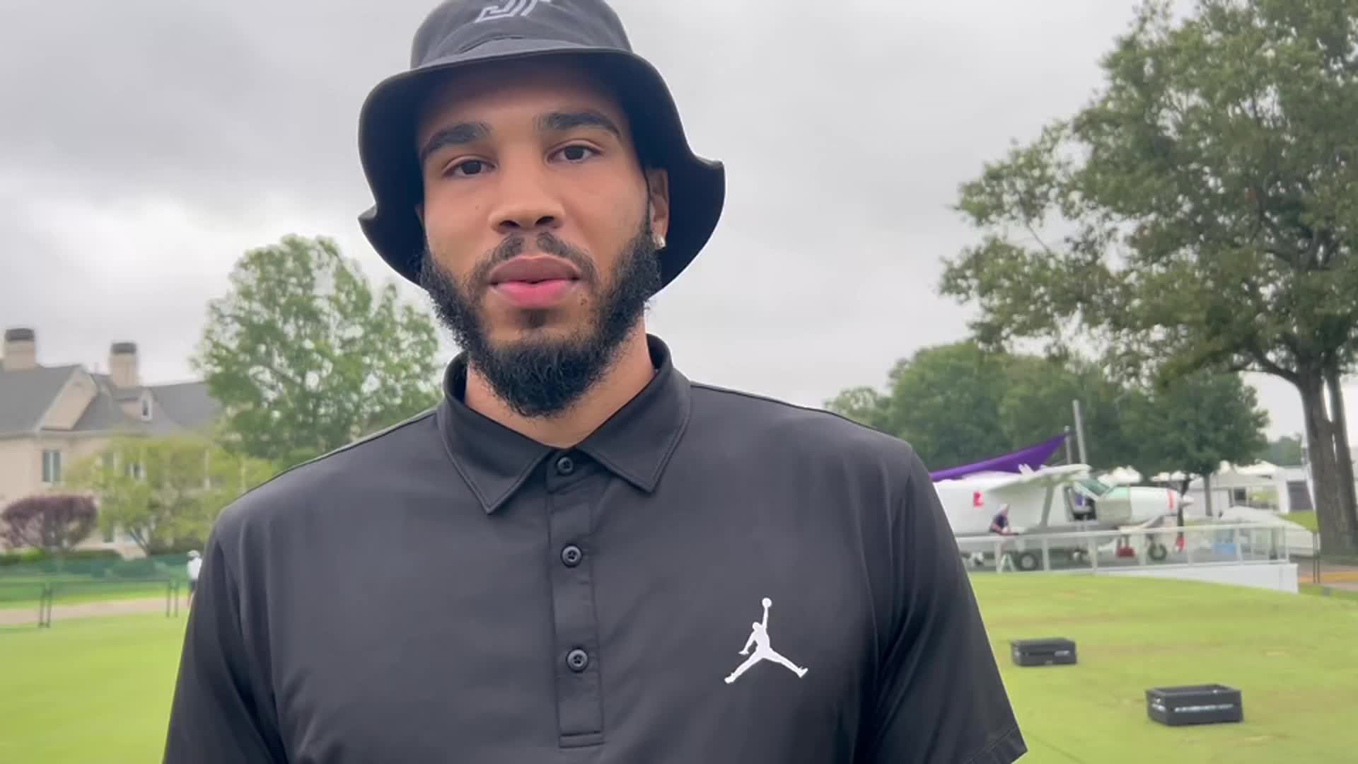 Jayson Tatum visits Memphis for PGA Tour pro-am, discusses