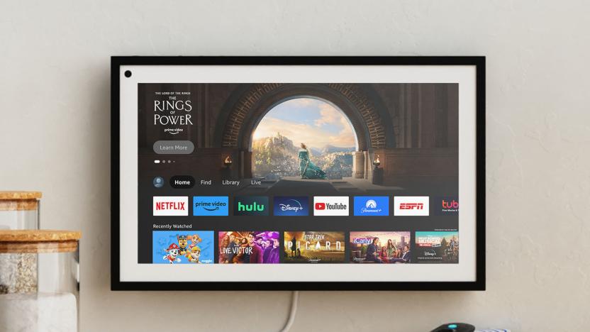 Amazon Echo Show 15 with Fire TV interface