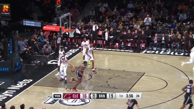 Day'Ron Sharpe with a dunk vs the Cleveland Cavaliers