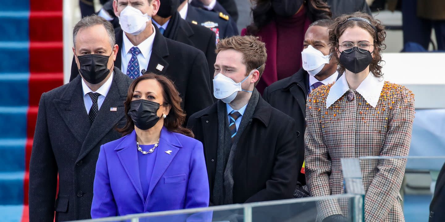 Kamala Harris's Stepchildren Were at Her Side at the Inauguration