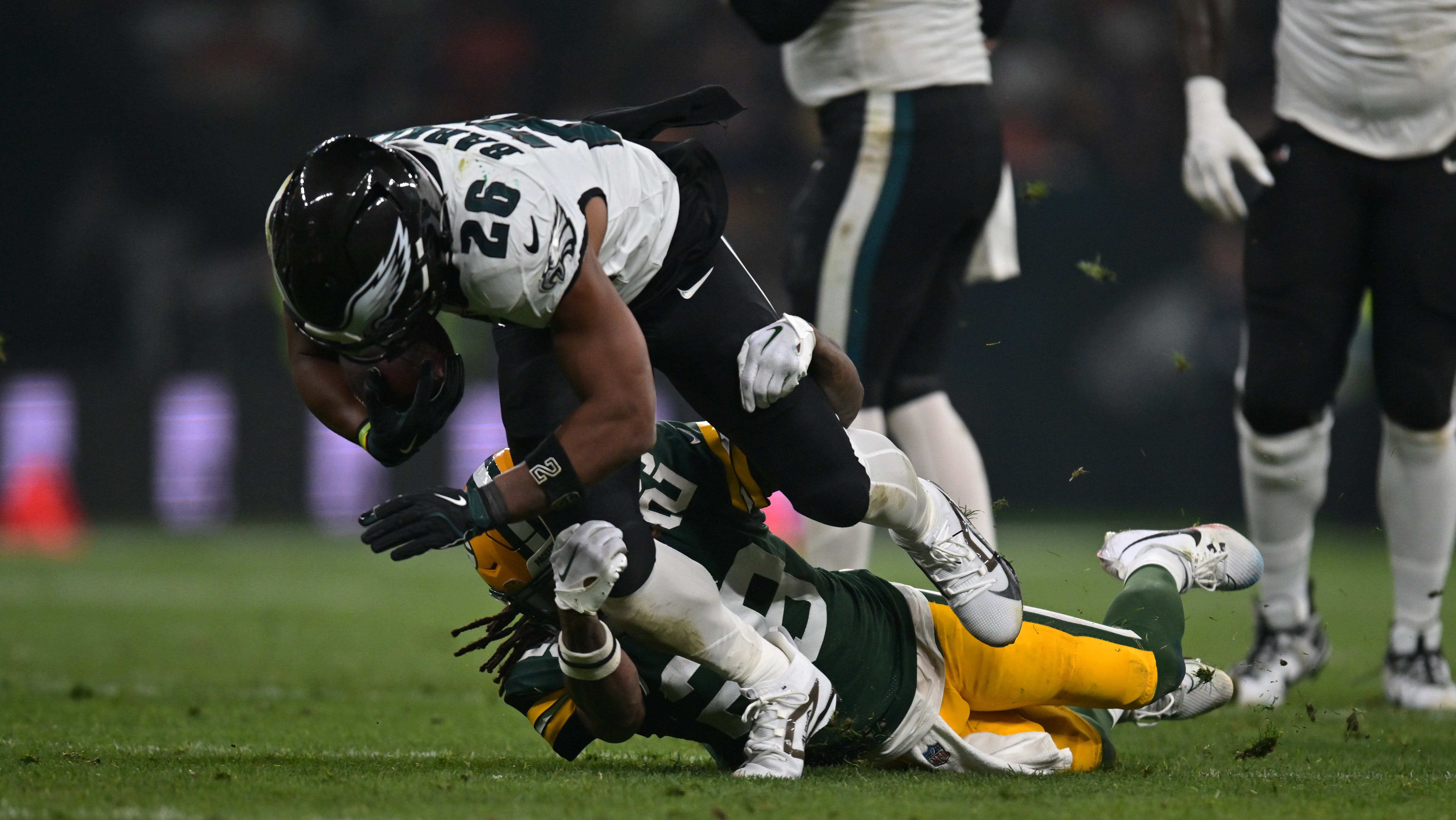 Field of nightmares: NFL's Brazil debut gets off to slippery start