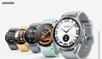 Smartwatches in a row.