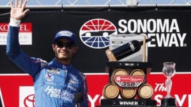 Cheers to NASCAR’s return to Wine Country; Larson sweeps race