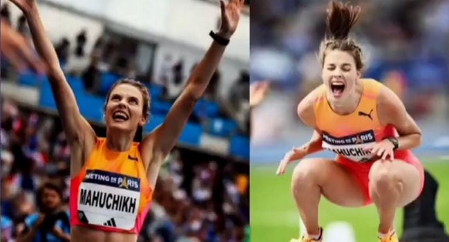 「跳高女神」烏國選手2.1米破紀錄了