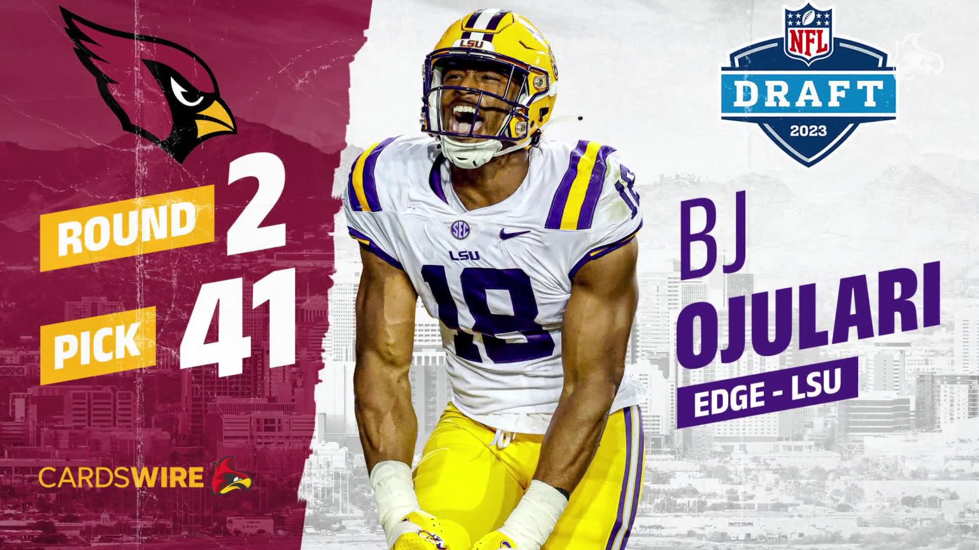 BJ Ojulari drafted by Arizona Cardinals in 2nd round