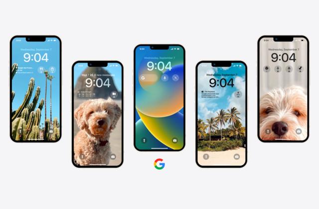 Google iOS 16 widgets