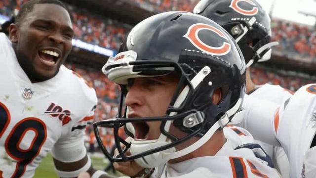 Bears K Eddy Pineiro concludes chaotic ending with game-winner over Broncos