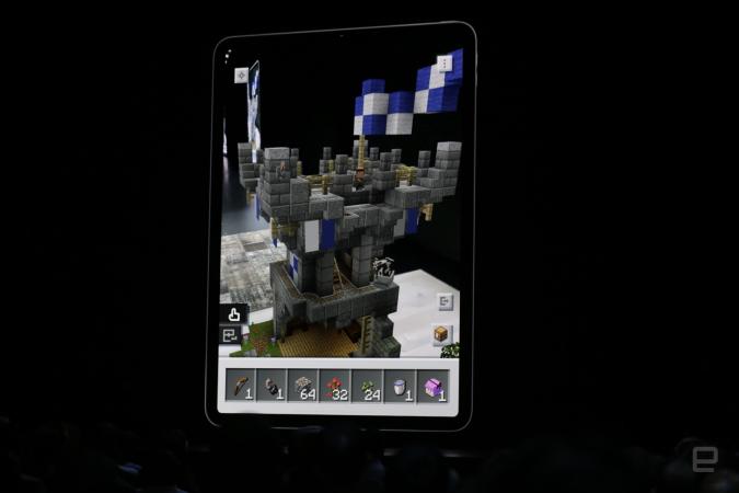 Microsoft Saved Minecraft Earth S Ar Gameplay Reveal For Apple Engadget