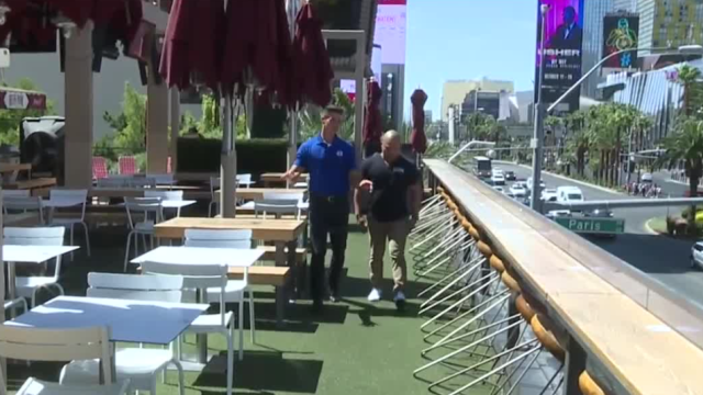 Front row view' Beer Park at Paris preparing for F1 Grand Prix four months  away