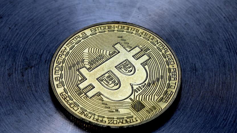 LONDON, ENGLAND - MAY 30: In this photo illustration, a visual representation of Bitcoin cryptocurrency is pictured on May 30, 2021 in London, England. Bitcoin is a decentralised digital currency, which has been in use since 2009. (Photo illustration by Edward Smith/Getty Images)