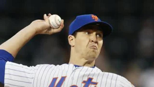 Mets dealt blow after star pitcher Jacob deGrom exits game with hyperextended elbow