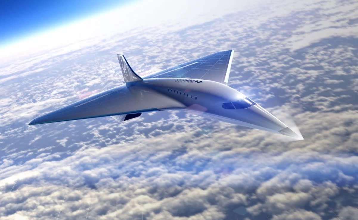 Lanzarán avión supersónico que reducirá 5 veces el tiempo de vuelo
