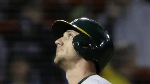 A's Piscotty hits HR in first at-bat back from bereavement leave following mother's death