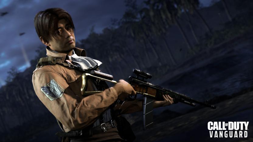 'Attack on Titan' equipment in 'Call of Duty: Vanguard'