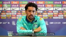 Marquinhos on Argentina's possible favouritism: 'It doesn't mean anything'