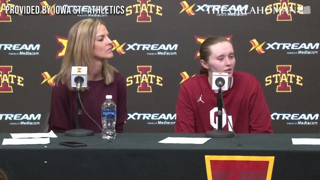 Coach Baranczyk and Taylor Robertson talk about setting career three point record.