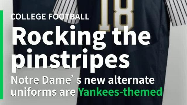 Notre Dame to wear Yankees-themed jerseys in game at Yankee Stadium this season