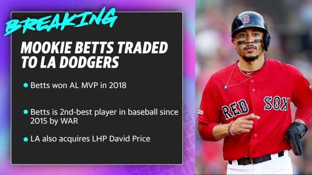 Mookie Betts and David Price traded in blockbuster three-team move